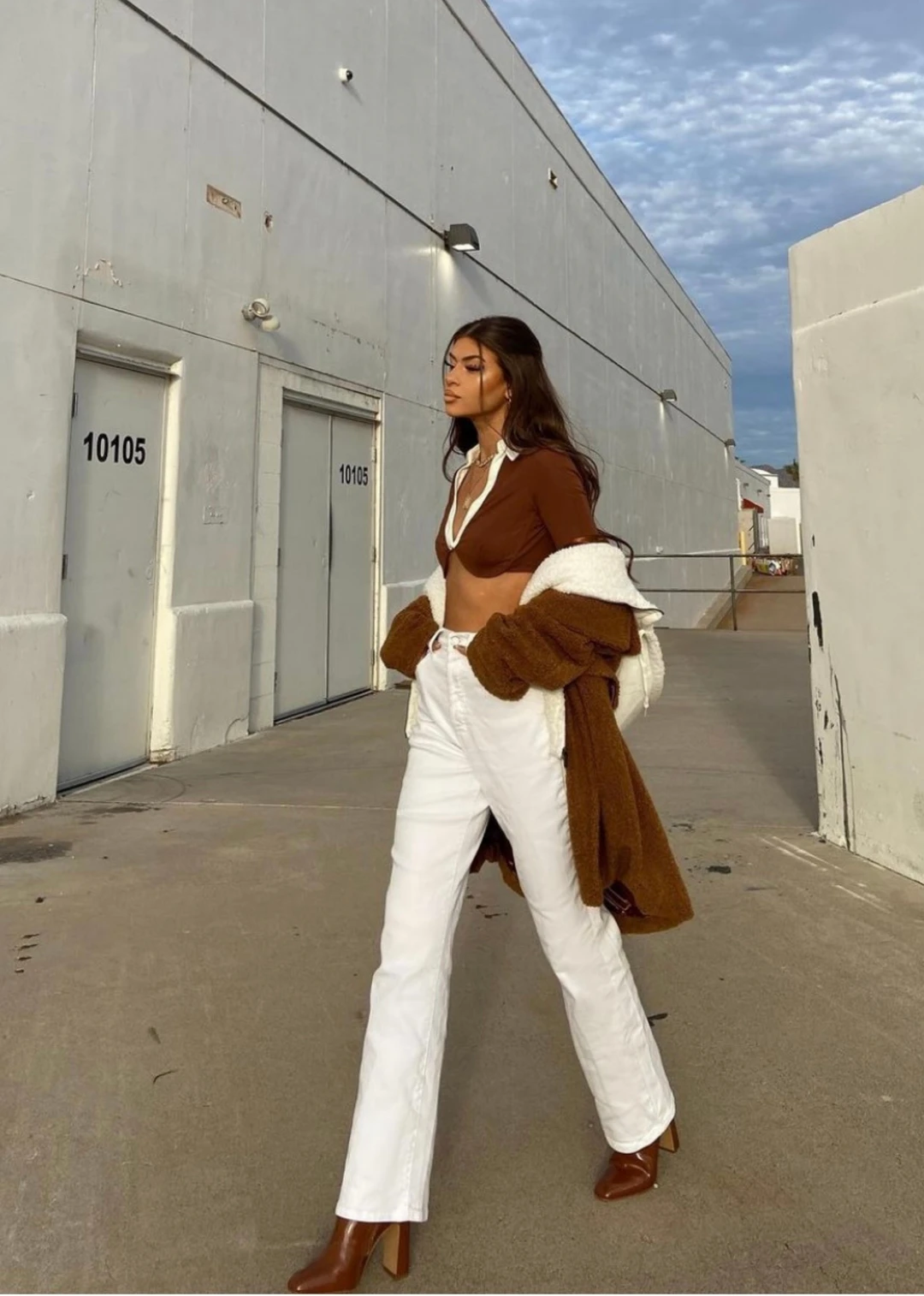 Bailey Rose Lonely Weekend Top ★ Brown & White Tops 6 Bailey Rose Lonely Weekend Top ★ Brown & White Tops