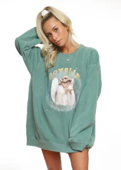 Newness Boys Lie Goodbye Crewneck ★ Green