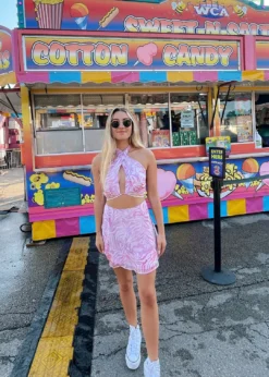 Le Lis Bottoms Vivid Dreams Skirt ★ Pink Zebra