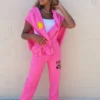 Boys Lie Perfect Match Sweats ★ Neon Pink Newness