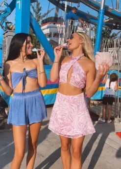 Le Lis Bottoms Vivid Dreams Skirt ★ Pink Zebra