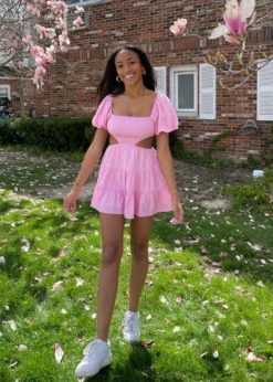 Sky To Moon Break Free Dress ★ Pink Newness