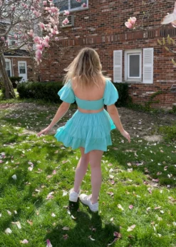 Sky To Moon Break Free Dress ★ Turquoise 7 Sky To Moon Break Free Dress ★ Turquoise