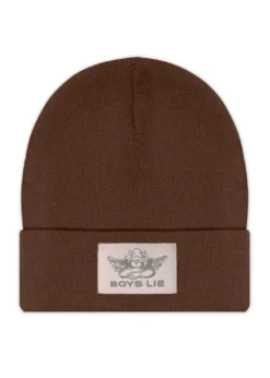 Boys Lie V2 Beanie ★ Brown Newness