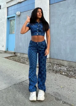 Stevenella Bottoms All Nighter Jeans ★ Color Block Denim