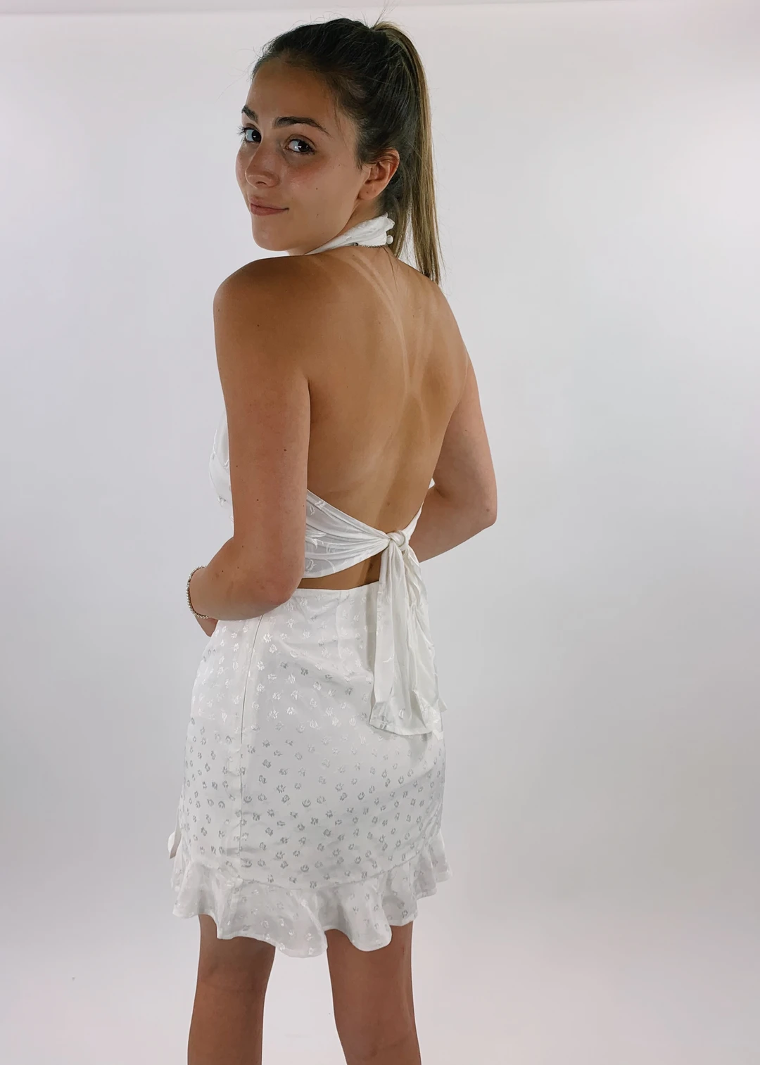 Bailey Rose Tops Ophelia Halter Top ★ White 8 Bailey Rose Tops Ophelia Halter Top ★ White