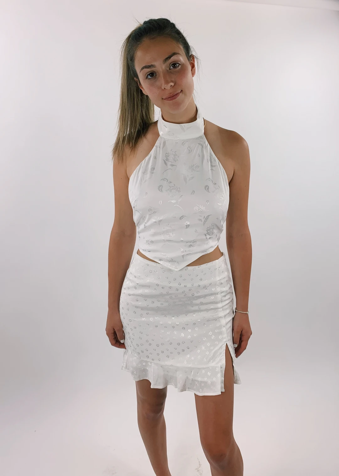 Bailey Rose Tops Ophelia Halter Top ★ White 6 Bailey Rose Tops Ophelia Halter Top ★ White