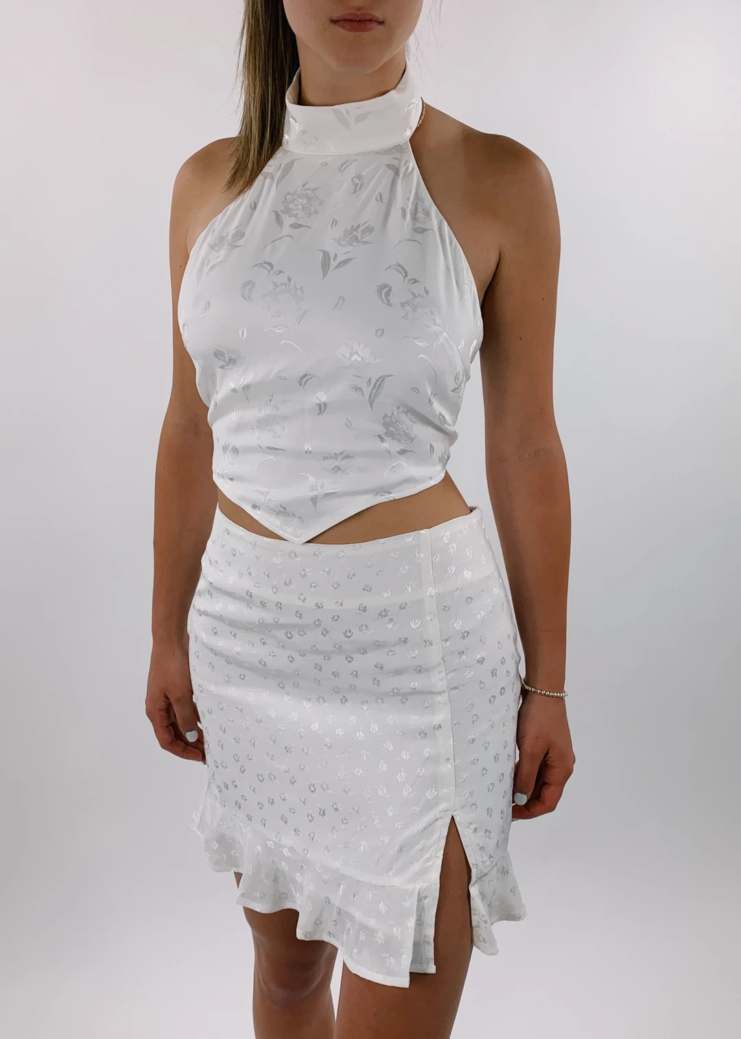 Bailey Rose Tops Ophelia Halter Top ★ White 7 Bailey Rose Tops Ophelia Halter Top ★ White