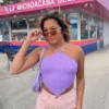 Emory Park Get You Halter Top ★ Purple Newness