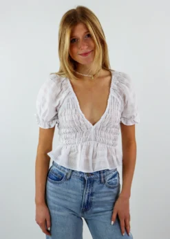 Cotton Candy Newness I Needed You Top ★ White