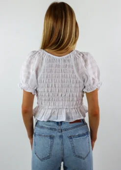 Cotton Candy Newness I Needed You Top ★ White