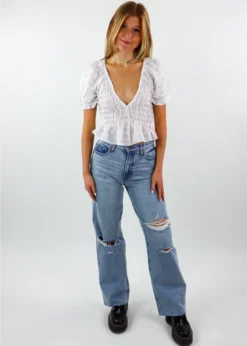 Cotton Candy Newness I Needed You Top ★ White