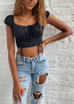 Cotton Candy Magic City Top ★ Black Stars Tops