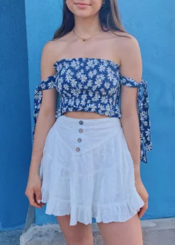 Vintage Havana Tops Soak Up The Sun Top β
Navy