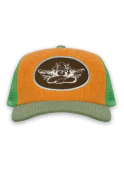 Newness Boys Lie Corduroy Trucker Hat ★ Pumpkin