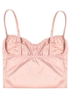 Boys Lie Bustier Top ★ Rose