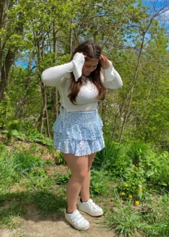 Rock N Rags Sunshine Daydream Skirt ★ White & Blue Floral 19 Rock N Rags Sunshine Daydream Skirt ★ White & Blue Floral