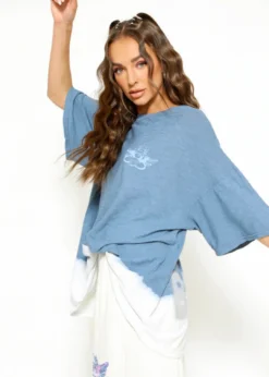 Boys Lie Stormy Boyfriend Tee ★ Blue Newness