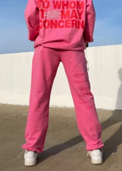 Mayfair Group Mayfair To Whom It May Concern Sweatpants ★ Hot Pink