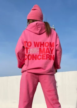 Mayfair Group Mayfair To Whom It May Concern Hoodie ★ Hot Pink Newness