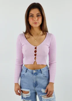 Cotton Candy Finest Hour Cardigan ★ Light Pink Tops