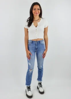 Cotton Candy Out Of Your League Cardigan ★ White Tops